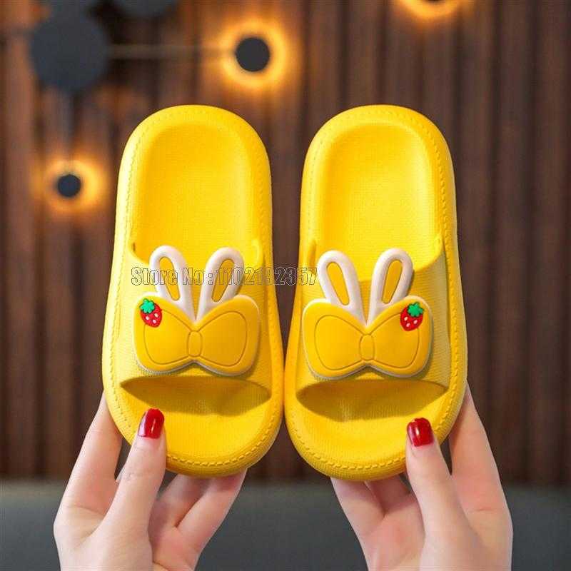 Slipper Kinderen Badkamer Slippers Meisjes Thuis Cartoon Antislip Indoor Huis Jongen Kinderen Tieners Zomer Familie Schoenen