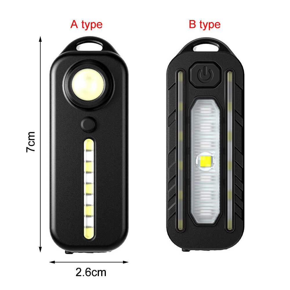 S Mini USB Rower wielofunkcyjny Klip ramię Noc Bezpieczeństwo Ostrzeżenie Ostrzeżenie Lampka rowerowa