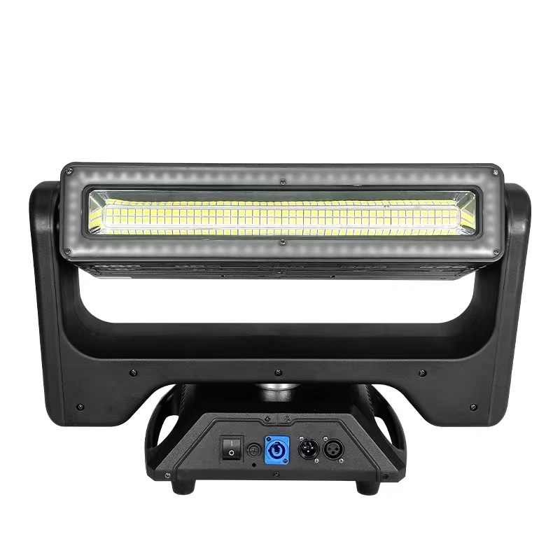 STEG MOVER Huvud LED-lampor Endless Rotation Två Face 5 * 60W Full-färg RGBW DMX Point-Control skakande huvud Strobe Beam Wash Lighting