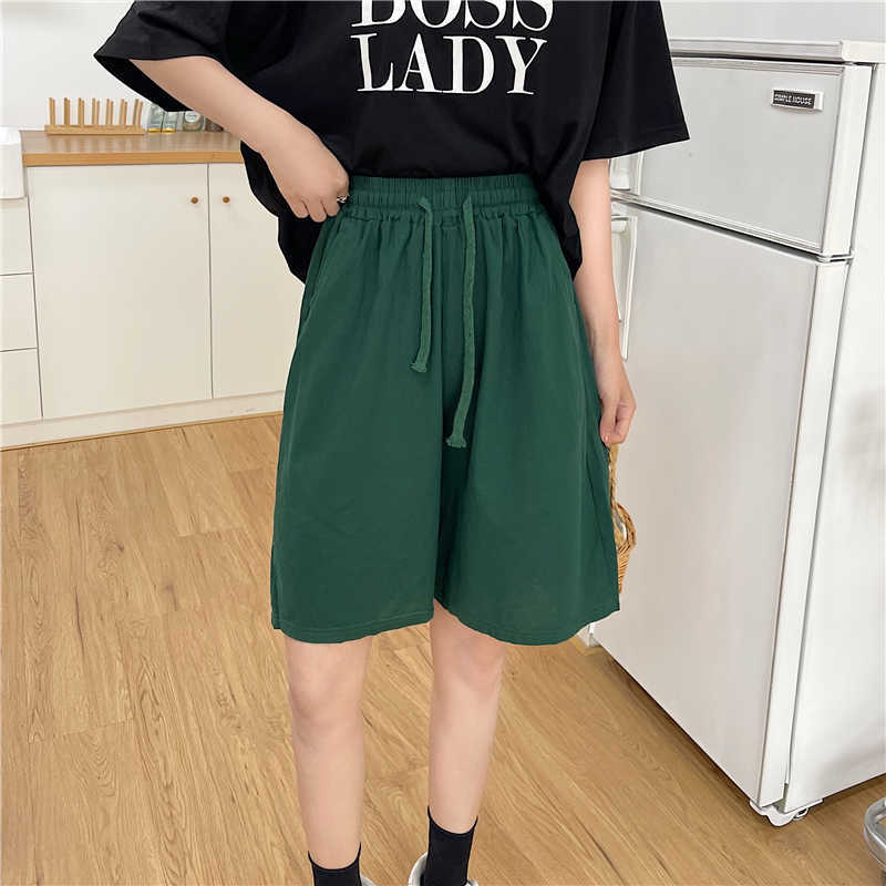 Dames shorts wide been dames zomer sportief baggy streetwear college Harajuku vintage vaste dunne kleding all-match hoge taille stijlvolle y2302
