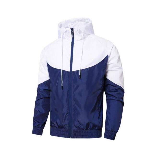 M￤n sport vindbrytare jackor f￤rger lappt￤cke snygga jackor casual sport utomhus vindbrytning f￶r m￤n l-4xl