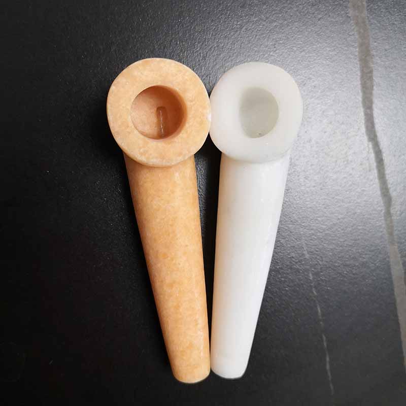 Crystal Stone Filter Pipe Smoking Cigarette Tobacco Hand Filter Spoon Pipes Tool Accessories 