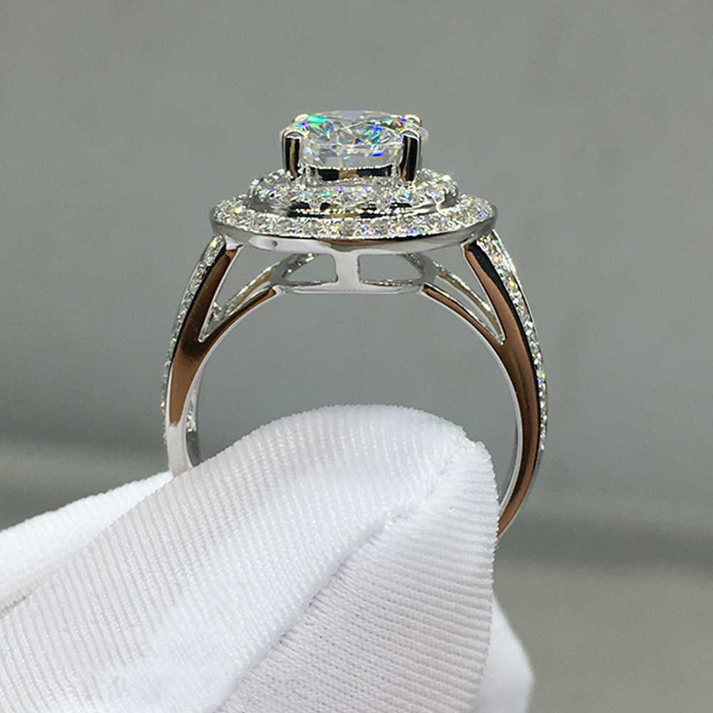 Anello solitario Temperamento Anelli a forma rotonda Pieno pavimentato AAA CZ 2022 Nuove fedi nuziali di moda cessori Gioielli da donna di alta qualità Y2302