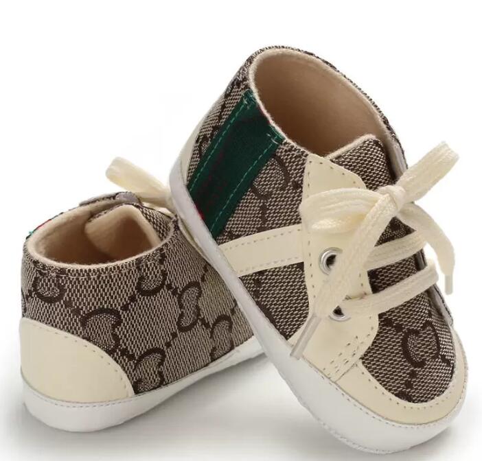 2023 Toddler First Walker Baby Shoes Boy Girl Classical Sport Soft Sole Cotton Crib Baby Moccasins Casual Shoes 0-18 Months
