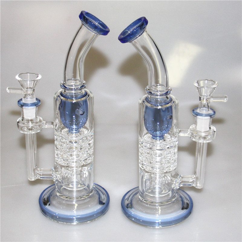 Glazen bong percolator pijp waterpijp tuigolie rigs mobius matrix water bongs bubbler met glazen kom