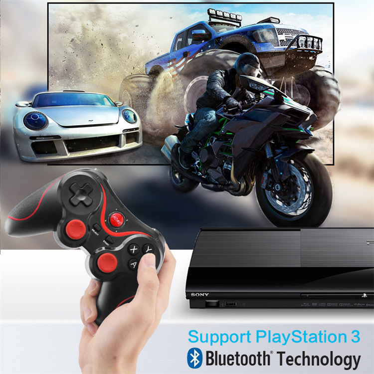 TERIOS T3 Game Controllers Joysticks Android Wireless Bluetooth Gamepad Gaming BT 3.0 for Smartphone Tablet PC TV Box Universal free