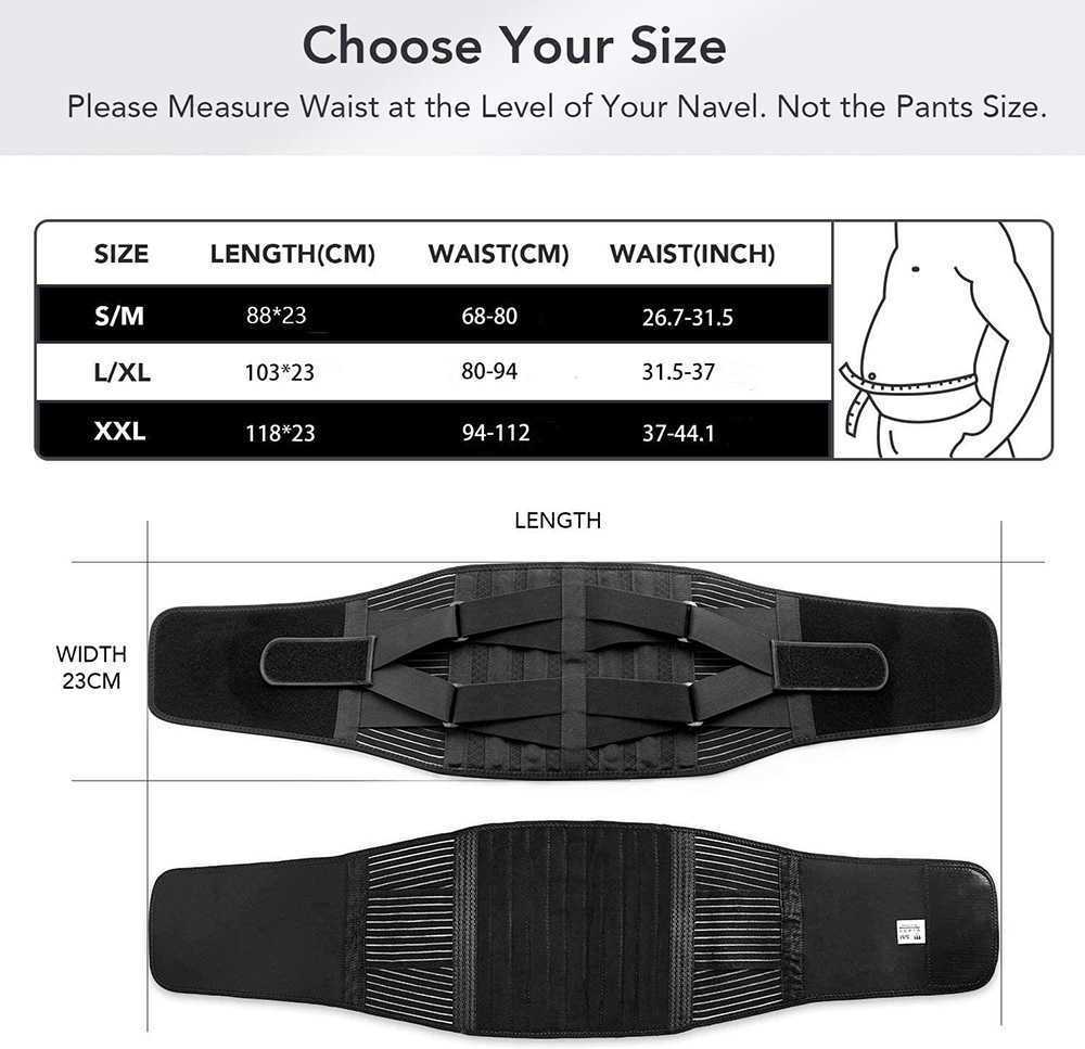 Ceinture de soutien lombaire pour hommes et femmes, Corset orthopédique, entraîneur de décompression de la colonne vertébrale, attelle Fajas, soulagement de la douleur, soins de santé 0719