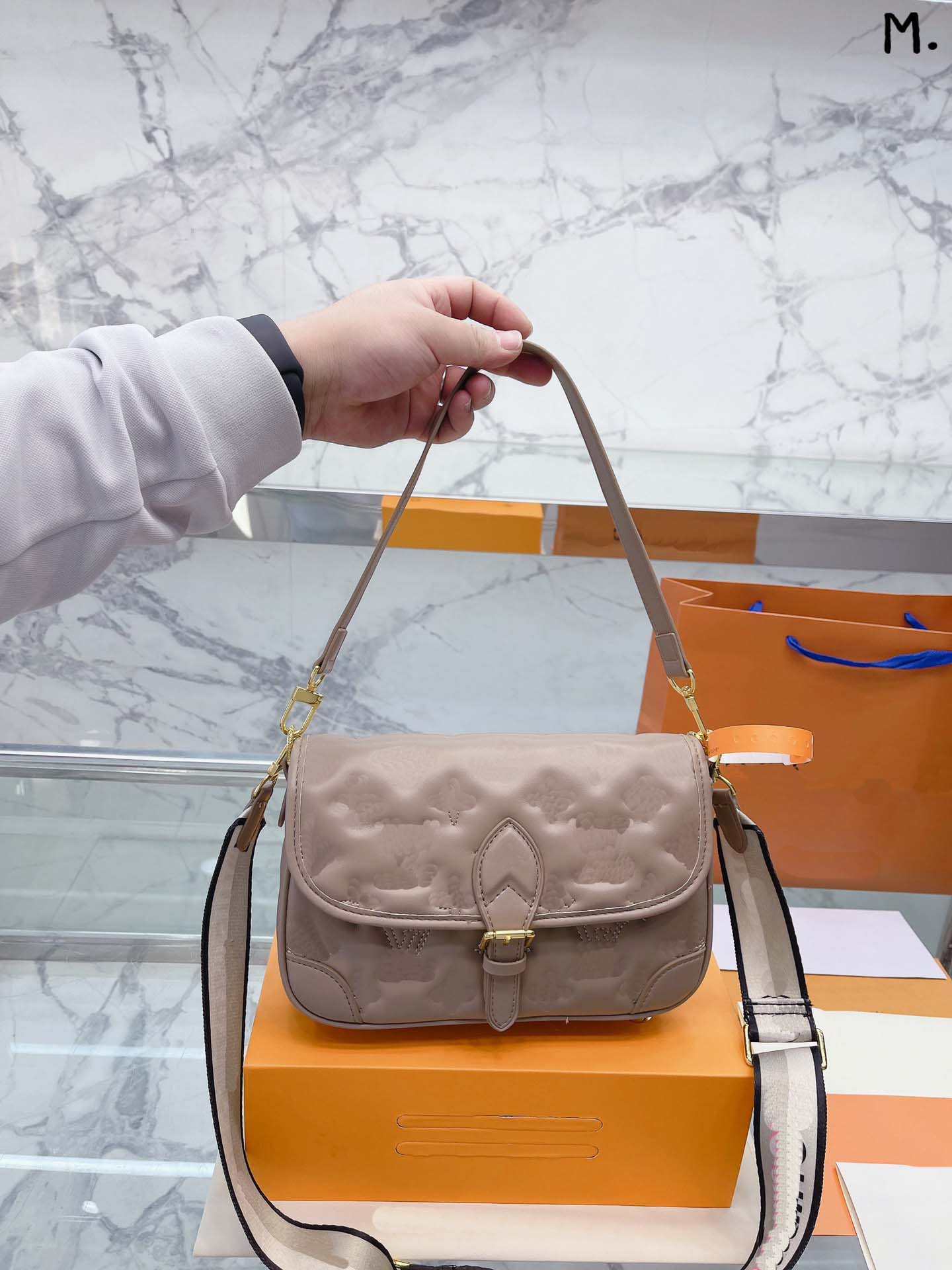 Designer Diane Satchel Borse borsetta femminile Borse spalle eleganti borse baguette di lusso con due cinghia
