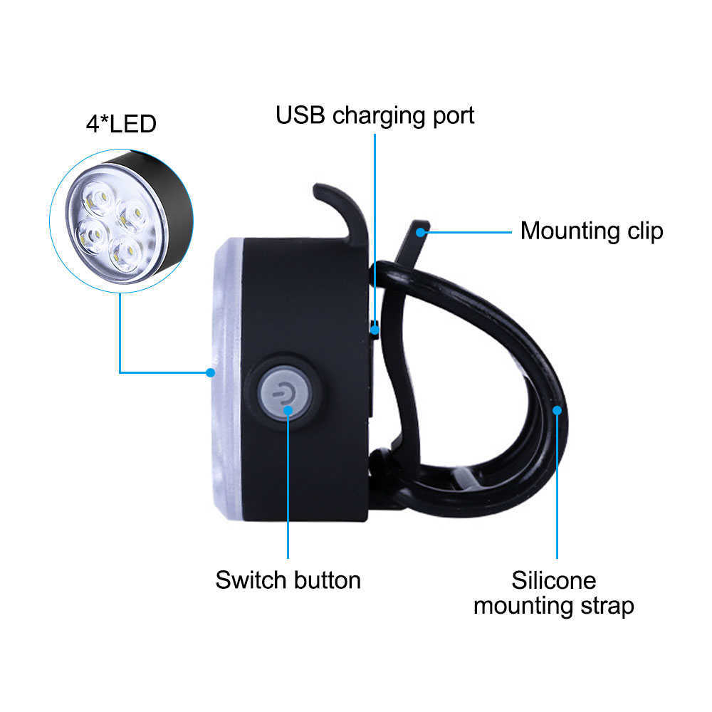 S Mini Achterset 4 USB LADING LICHT