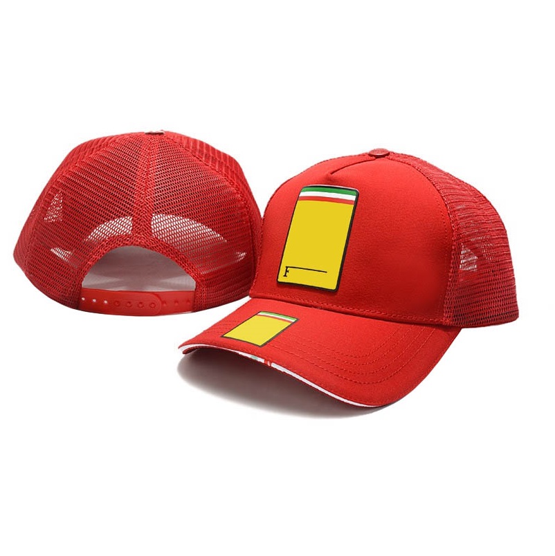 F1 Team Racing Cap 2023 Fórmula 1 Driver Baseball Caps Motorsport Moda Moda Fashion's Curved Brim Sun Hat