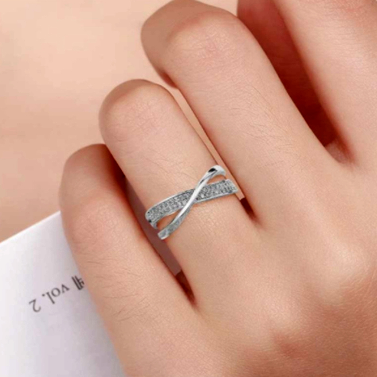 12шт Свежий двухтонный x Shape Cross Cross For Women Wedding Dewelry