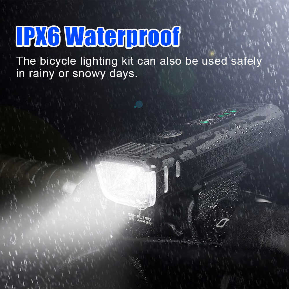 s Impermeável USB FRONT 4 MODOS MTB BICYCLE LAMPLING LANTHLUTO DE CICLEGRAMENTO DE CICLEGRAMENTO INCRUMO