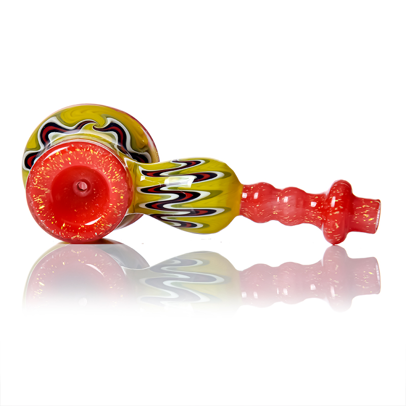 Pipe à main en verre Pipes colorées accessoires pour fumer narguilé pour Bong Bubble Dab Rig