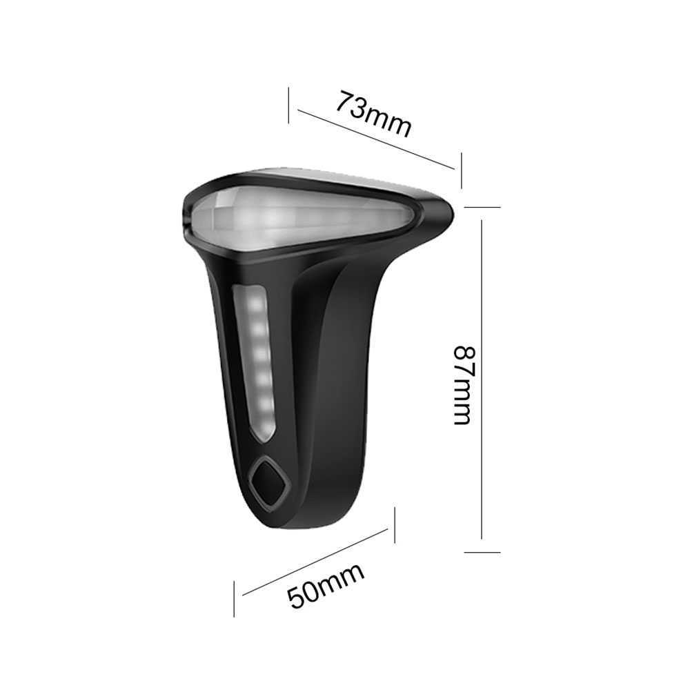 Lights Waterproof Smart Brake Sensor Bike Taillight Bicycle Warning Rear Lamp USB Charging Display Cycling Light 0202