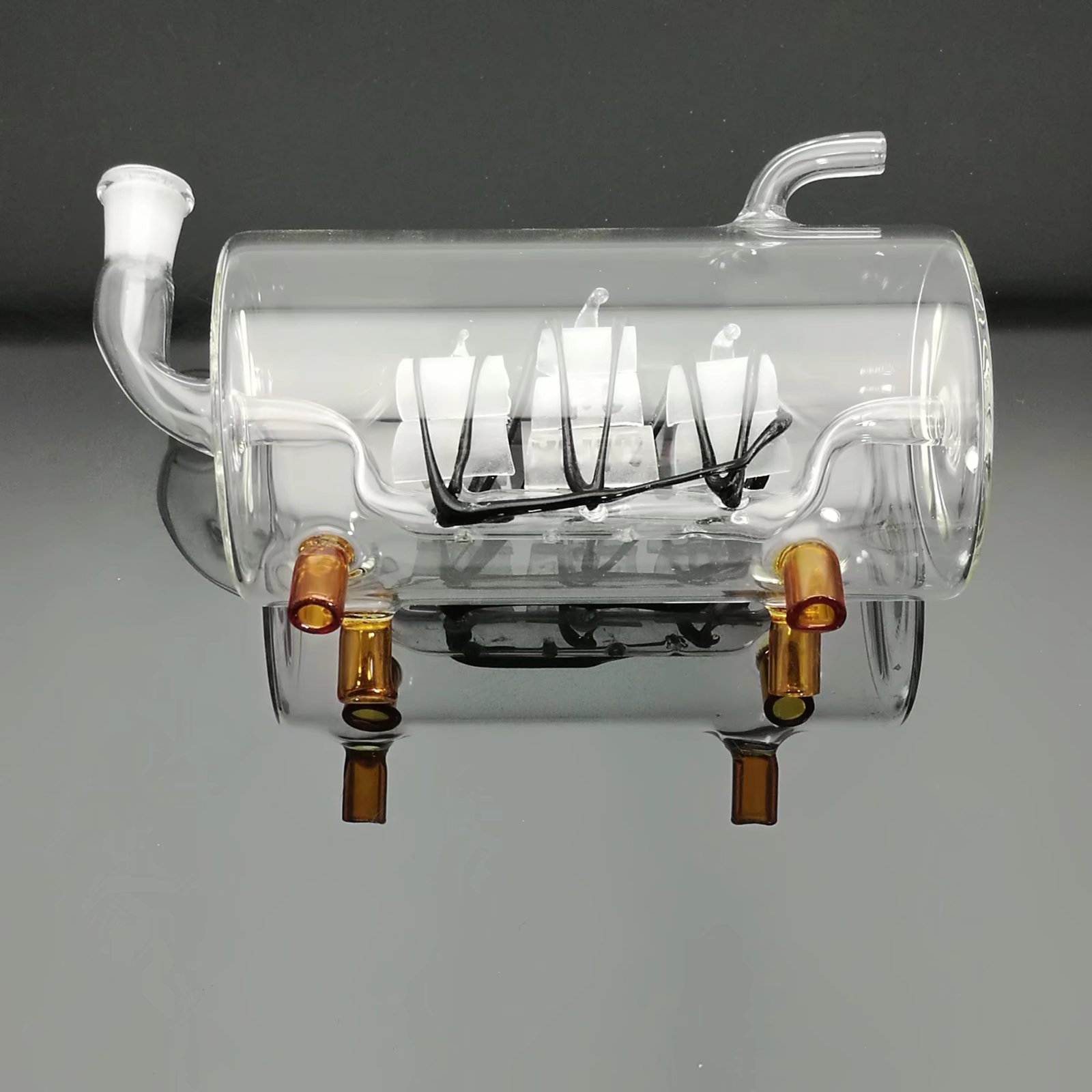 Glass Pipes Smoking blown hookah Manufacture Hand-blown bongs Classic Garden Belly Sailing Glass Water Smoke Bottle