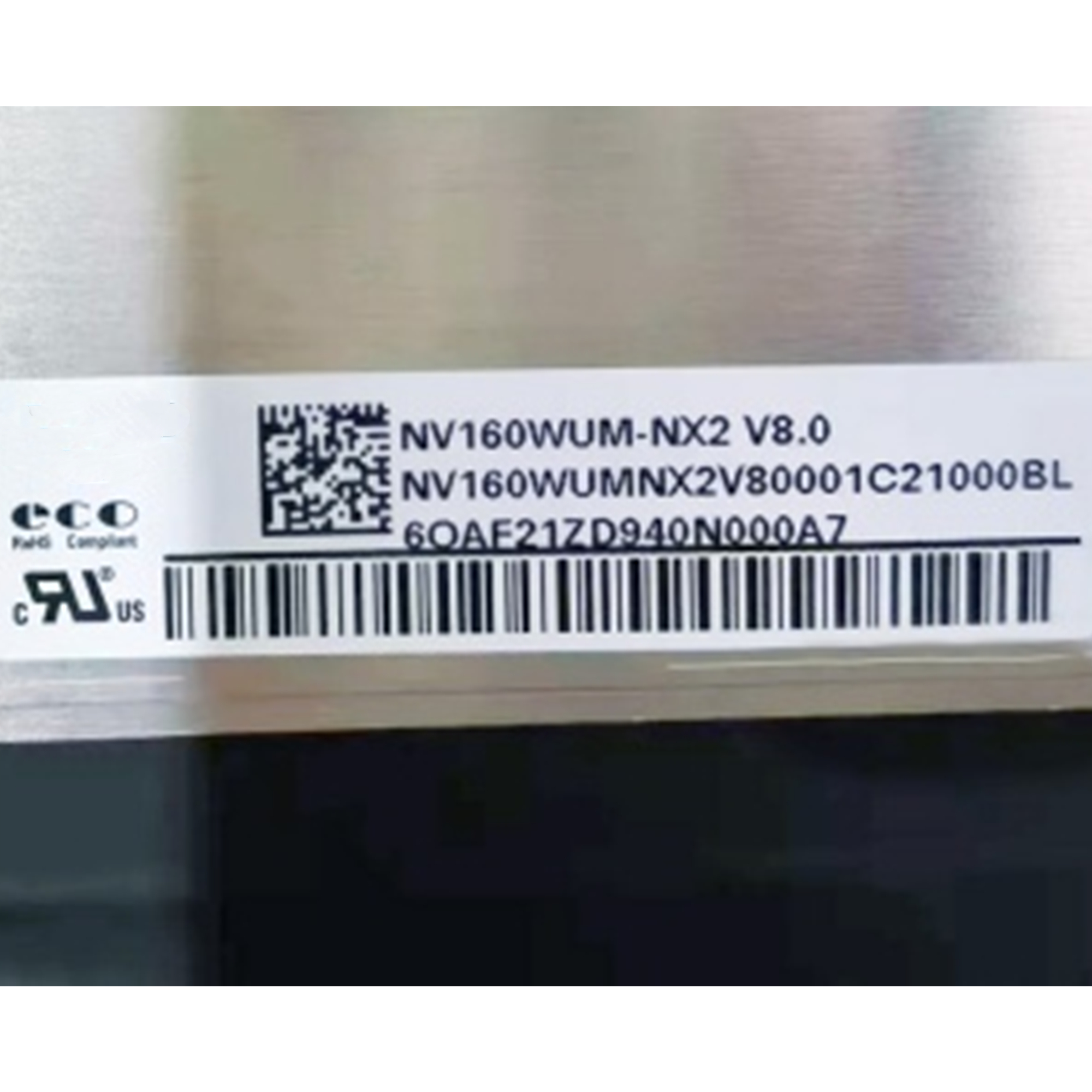 NV160Wum-NX2 Dizüstü Bilgisayar LCD LED Ekran Paneli Değiştirme 1920x1200 16.0 