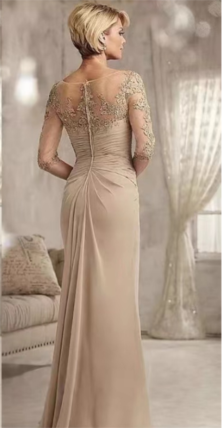 Mother of the Bride Plays Spring New Fashion Dress Formulate Xfy78679