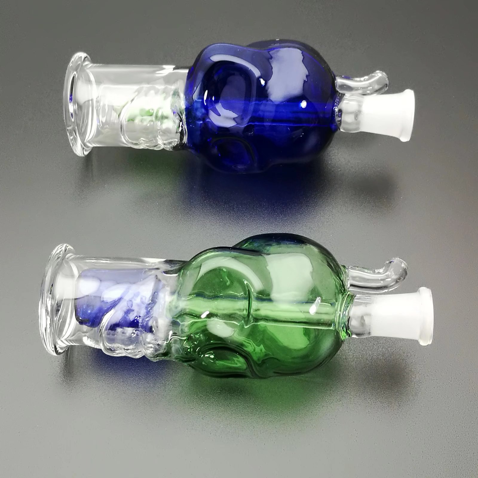 Shisha-Rauchpfeife Bunte klassische Bong Farbige Skelettglas-Wasserflasche