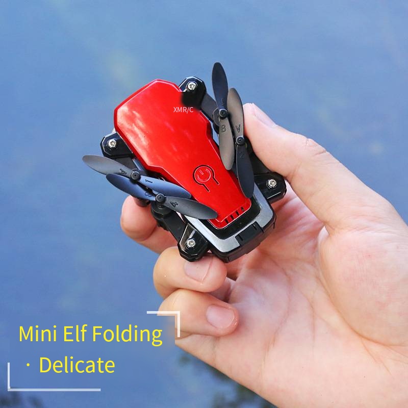 Remote control aircraft Mini folding HD aerial quadcopter toy helicopter Mobile remote control helicopter Barometric elevation