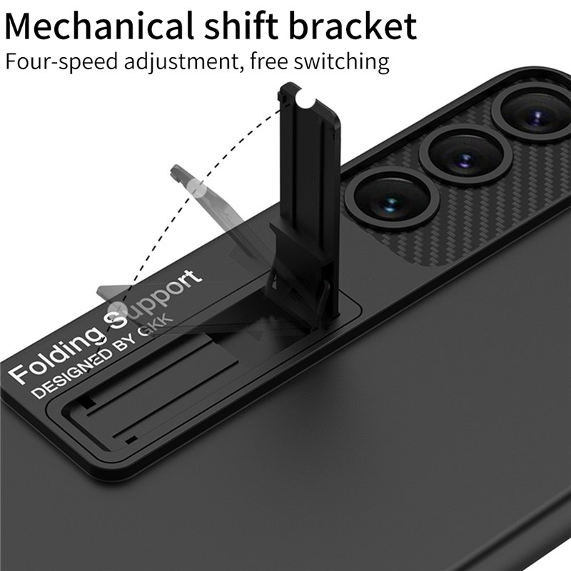 Slim Bracket Shell Case For Samsung Galaxy S23 Ultra S23 Ultra-thin Metal Camera Lens Cover