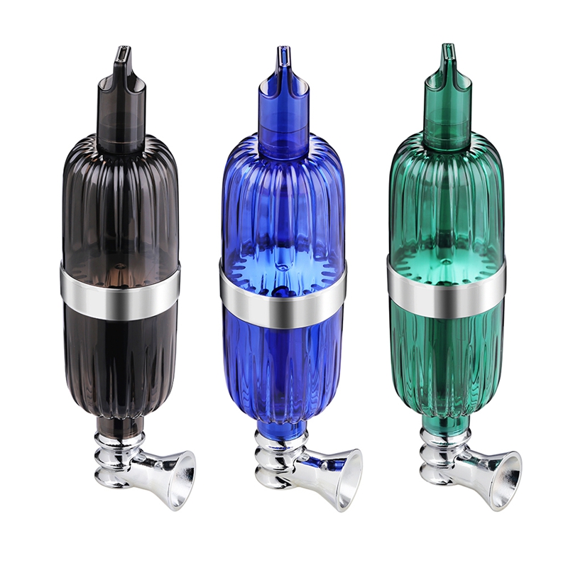 LTQ Vapor de água Vapor Tuba de fumar Tubaco Tabaco Den Dabber Rig com tigela de metal Burner Burner Hookah Pipes Hand Bongs Vaporizador de água embriagado