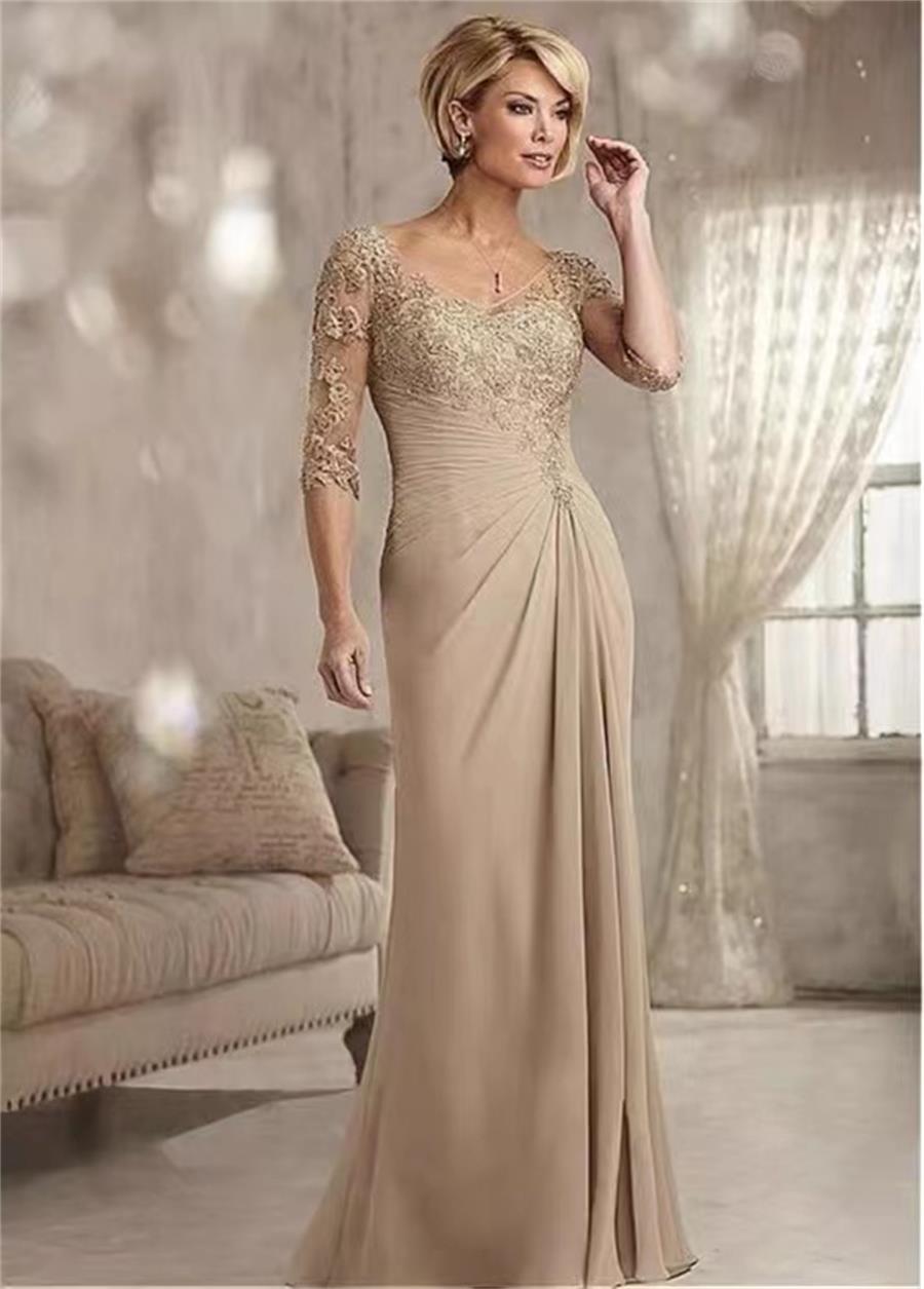 花嫁のドレスの母は、xfy78679を処方する新しいファッションドレススプリング新しいファッションドレス