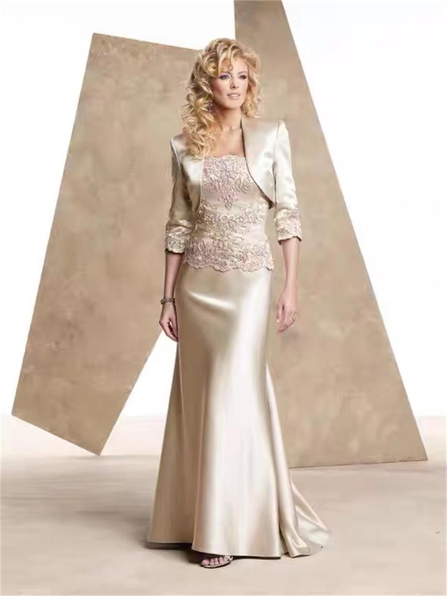 Mother of the Bride Dresses with jacket Two styles of lace dress XFY78692
