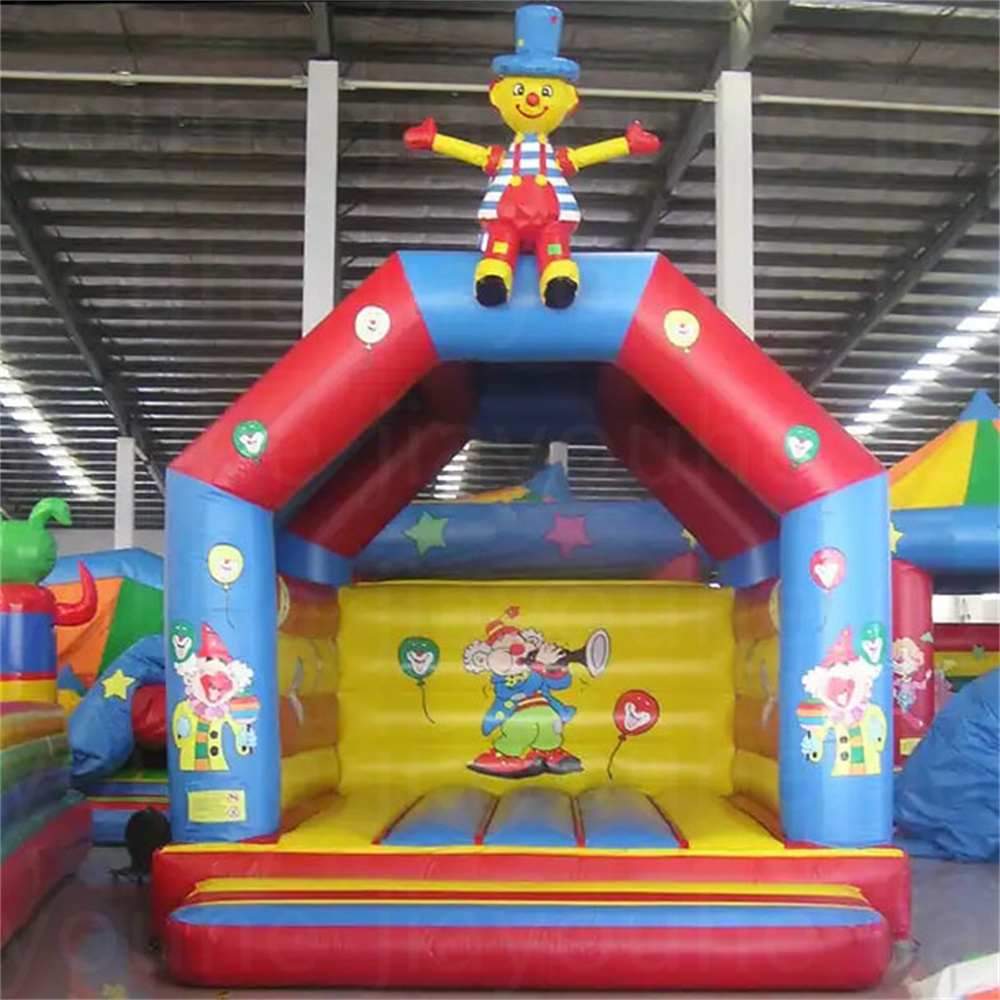 Pre￧o personalizado de trampolins Factory Colorido Circus Dream Bouncer Jump House House Comercial Bounce Infl￡vel Jumping Castelos saltitantes de navio a porta