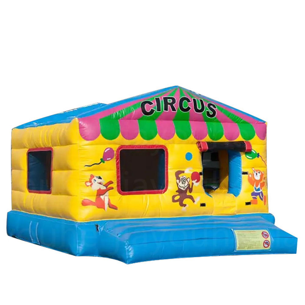 Pre￧o personalizado de trampolins Factory Colorido Circus Dream Bouncer Jump House House Comercial Bounce Infl￡vel Jumping Castelos saltitantes de navio a porta