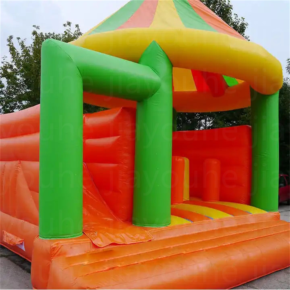 Customized circus Trampolines inflatable bouncing party with slide jumper castles combo bouncer by ship to door