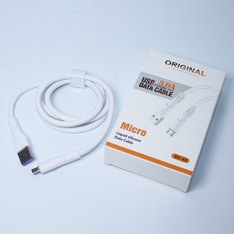 Kable USB-C do USB-C Micro USB Cable ładowania Szybka ładunek miękki silikonowy linia danych dla smartfonów Samsung Huawei Android