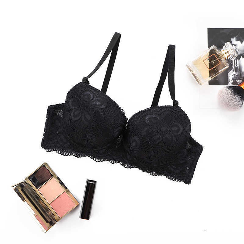 Sexy Set Lingerie sets in Europe and the United States sexy comfortable fashion traditional type with steel ring bra anti-walking Y2302