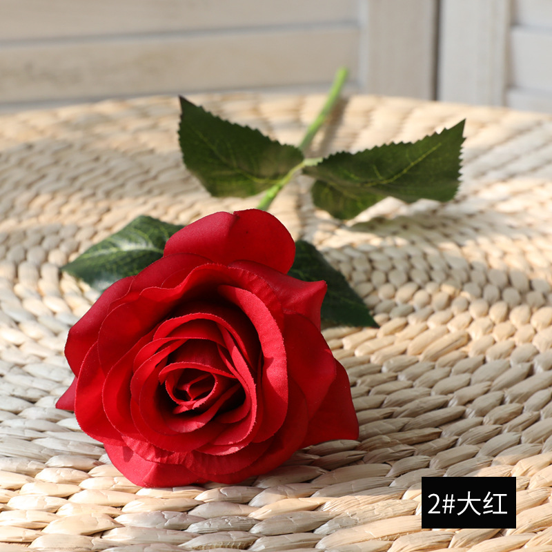 Fleurs de mariage fleurs de roses artificielles vraie touche rose fleurs de mariage décorations pour fête de mariage anniversaire