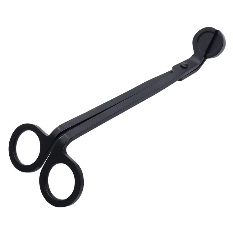 شمعة من الفولاذ المقاوم للصدأ شمعة الفتيل مصباح الزيت مصباح القطع مقص Tijera Tesoura Cutter أداة Snuffer Tool Clipper in Black Dipper Tray Accessory Set SN4290