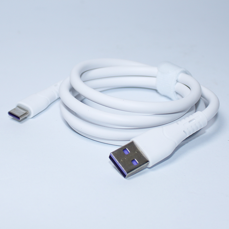 USB-C till USB-C-kablar Mikro USB-typ C laddningskabel Snabbladdning Mjuk silikondatalinje för Samsung Huawei Android-smartphones