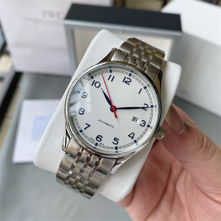 Montre DE luxe orologi da uomo 40mm movimento automatico cassa in acciaio orologio di lusso Orologi da polso impermeabili