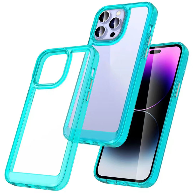 Casa de telefone transparente da jaqueta espacial para iPhone 14 13 Pro 12 Pro Max 11 Capa de PC TPU à prova de choque protetor