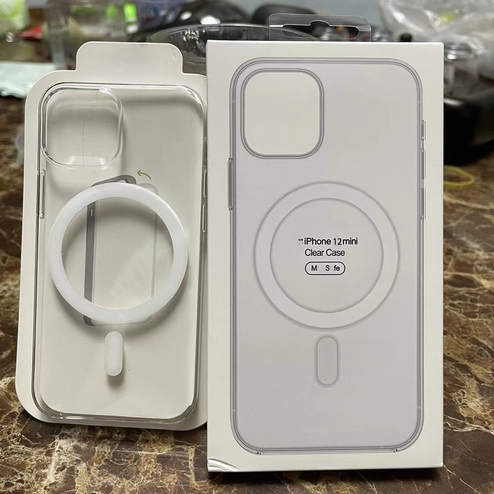 Przezroczysta akrylowa ssanie magnetyczne dla iPhone13promax Apple 12 Case Thase bezprzewodowy ładowanie 11 Okładka ochronna