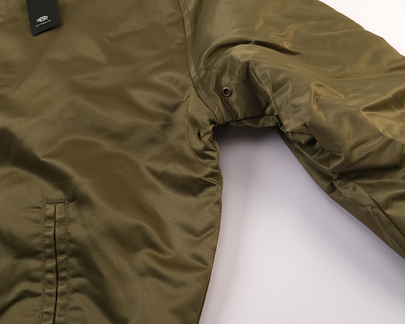남자 재킷 폭격기 재킷 10deep 군대 녹색 면화 패딩 자수 코트