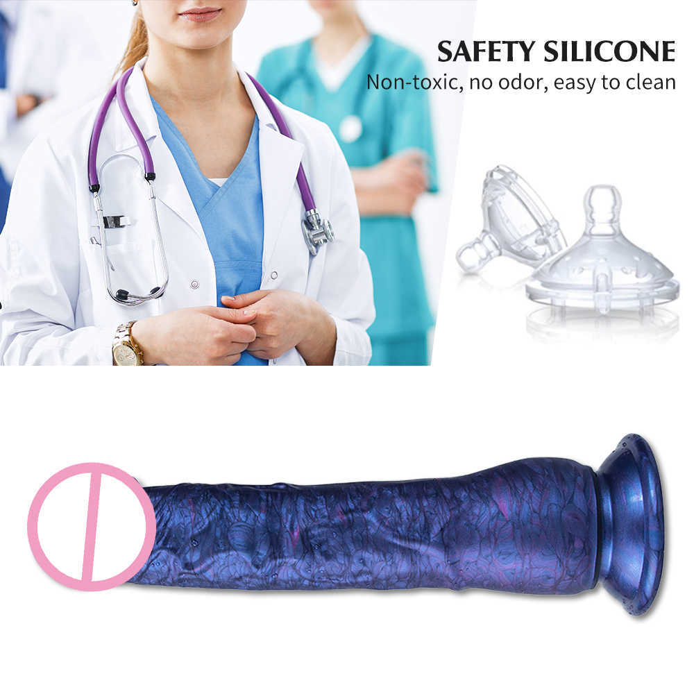 DildoS Soft Silicone Penis Sekswinkel Simulatie Dildo met krachtige sukkel vrouwelijke masturbator volwassen product g spot vagina stimulator 0803