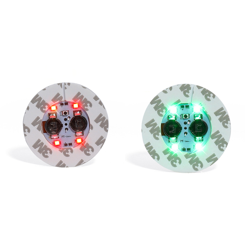 Led coaster 6cm 4 LED -kustf￶rare Novelbelysning f￶r drycker 6 LED -bar Coaster Perfekt f￶r Party Wedding Bar White RGB Crestech