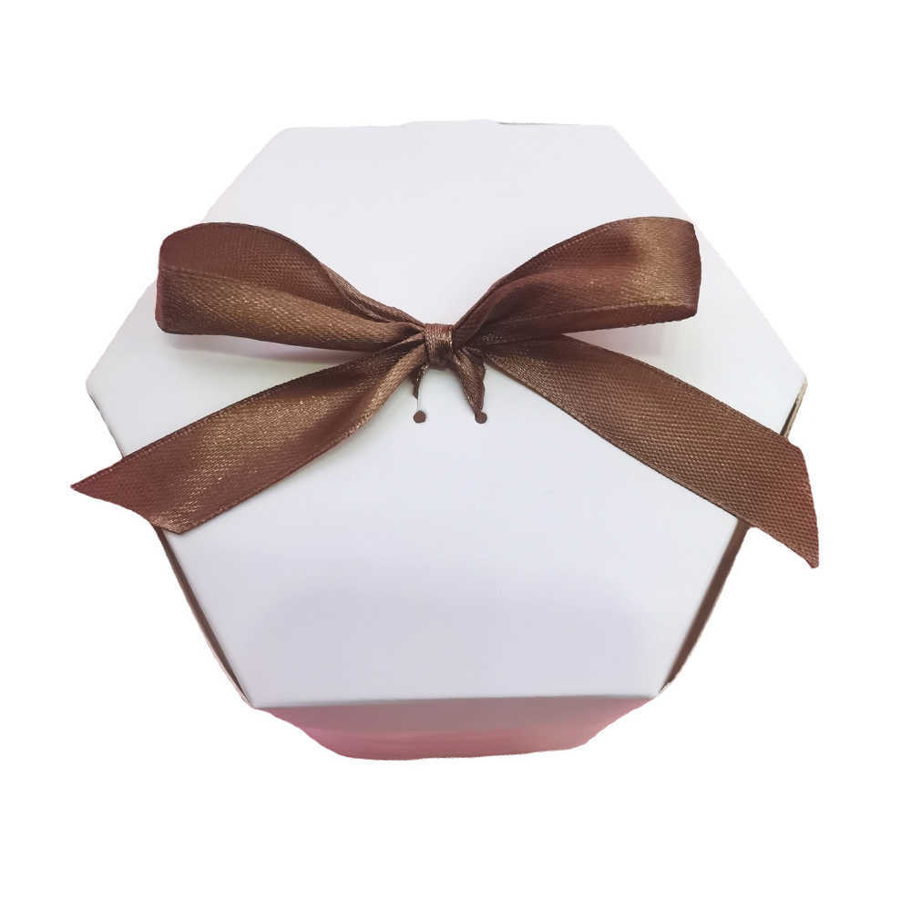 Emballage cadeau Kotak Kue 10 Buah Kantong Permen Kertas Kraft Kemasan Pita dengan Jendela PVC Bening Hadiah Ulang 0207