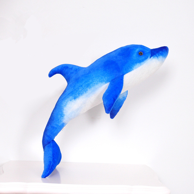 Enfants en peluche pelucheuse dolphin simulation océan animal bébé jouet pour enfants pour le cadeau d'anniversaire de Noël 55 cm la509
