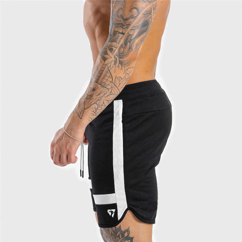 Pantalones cortos para hombres NUEVOS Pantalones deportivos para hombre Gimnasios de verano Entrenamiento para hombre Malla transpirable Ropa deportiva de secado rápido Jogger Beach Brand Pantalones cortos Y2302