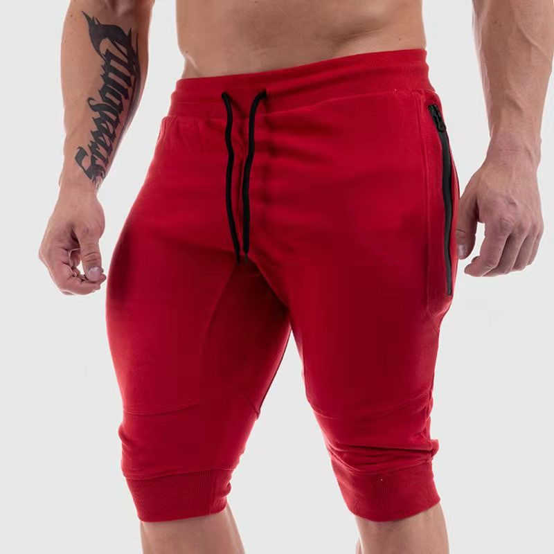 Shorts maschile Nuovo allenamento estivo Joggers corsettolo 3/4 ginocchiere di cotone sport in corsa homme bermuda casual pantaloni della tuta corta y2302