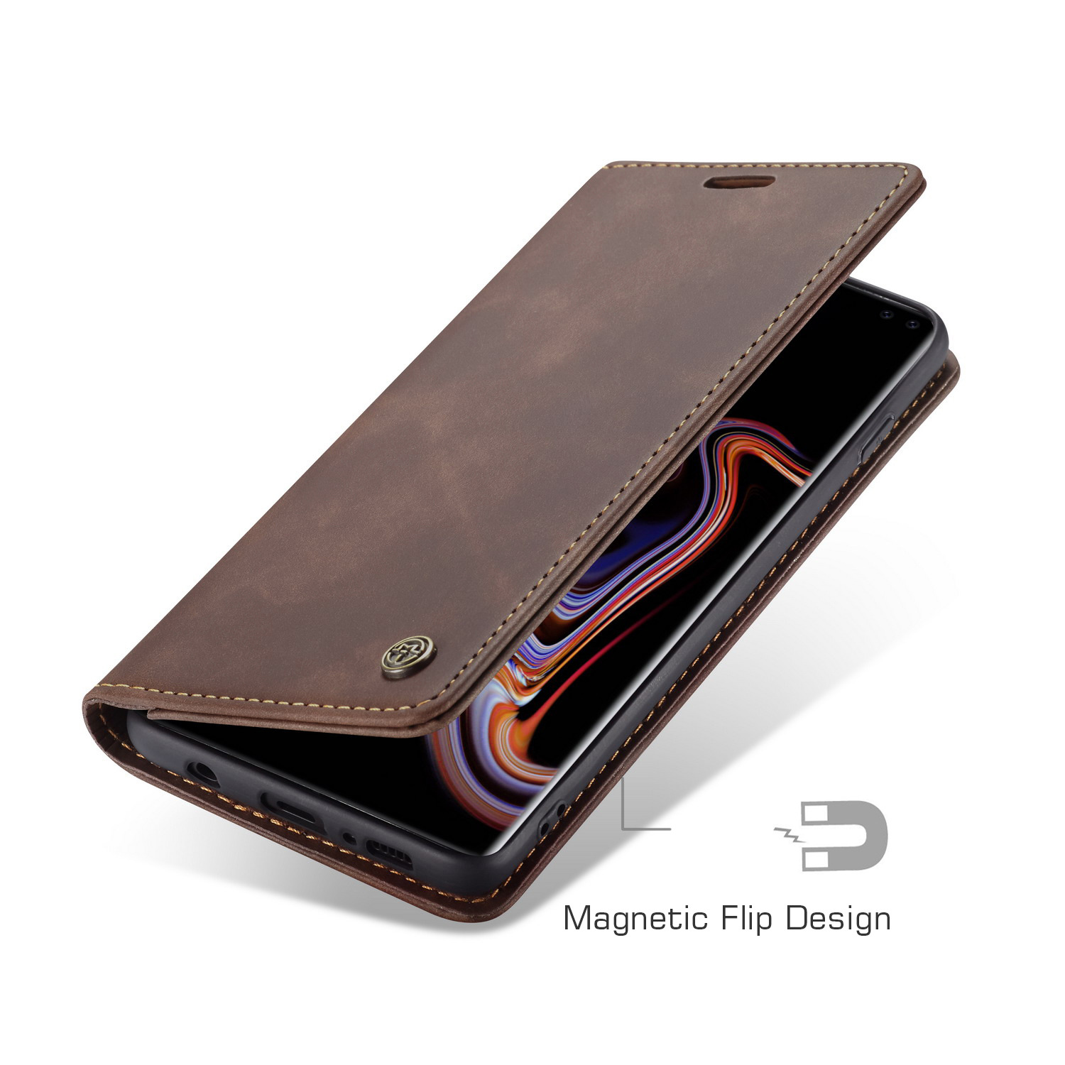 Luxury Phone Cases For Samsung Note 10 Plus Wallet Magnetic Leather PU TPU CaseMe 013 Case