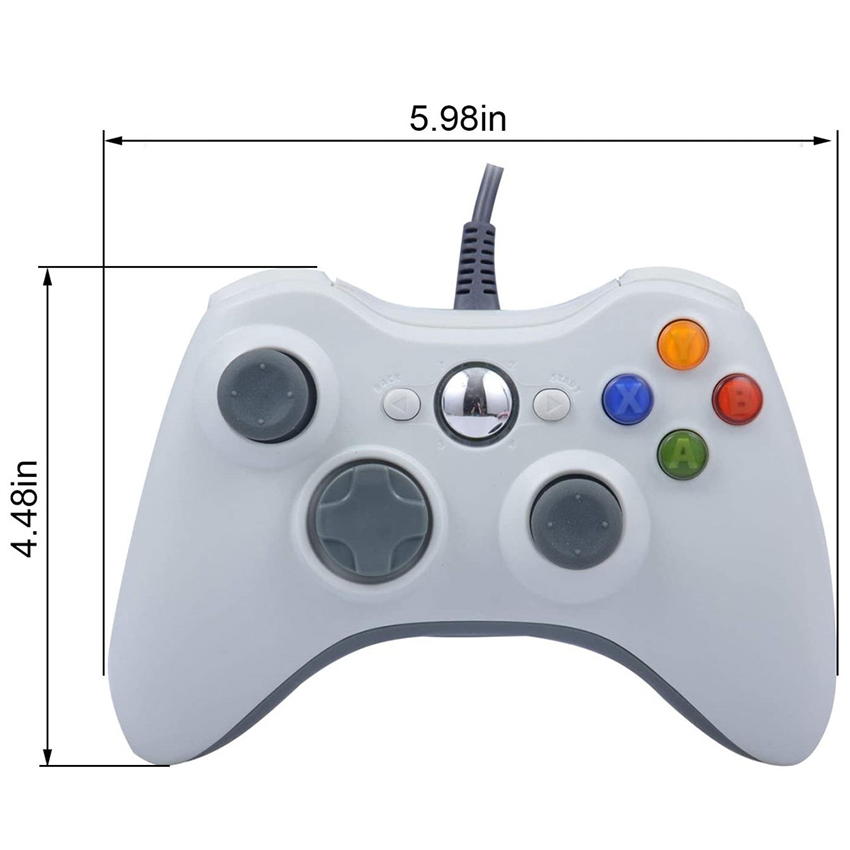 Novos controladores de jogo USB Wired Xbox 360 com Logo Joypad Gamepad Black Controller com caixa de varejo Fast Ship5294091