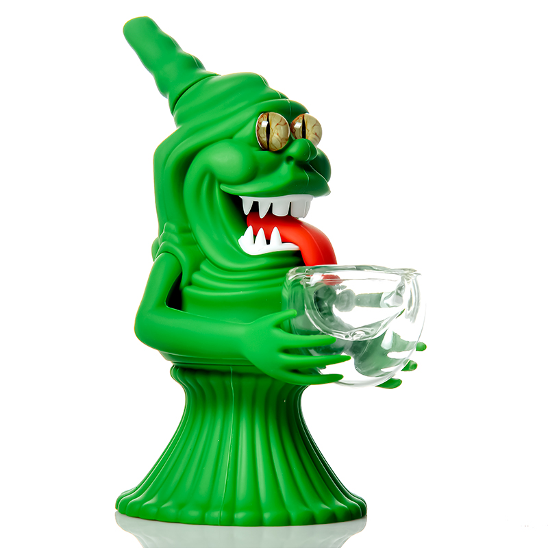 Smoking Accessories Monster Silicone Water Pipe with Glass Dish Silicone Pipes for Dab Rigs Glass Bong
