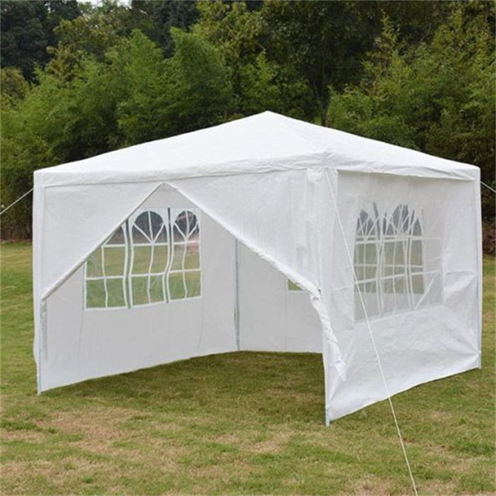 Tenda do pátio 10 'x 10' com 4 lados paredes sombra à prova d'água do jardim ao ar livre tenda de casamento gazebo w121551210