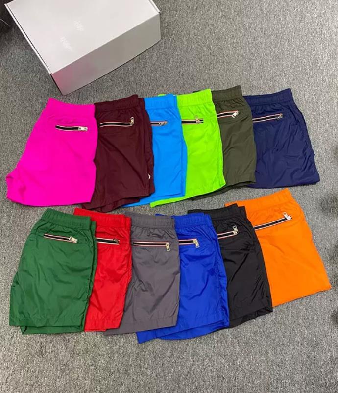 Designers Mens S Shorts 12 couleurs courtes et femmes à séchage rapide à séchage rapide Pantalon de cinq points décontracté taille S --- 3xl